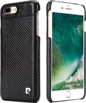 Zwart hoesje van Pierre Cardin - Backcover - Leer - voor de iPhone 7-8 - Stijlvol - Luxe cover