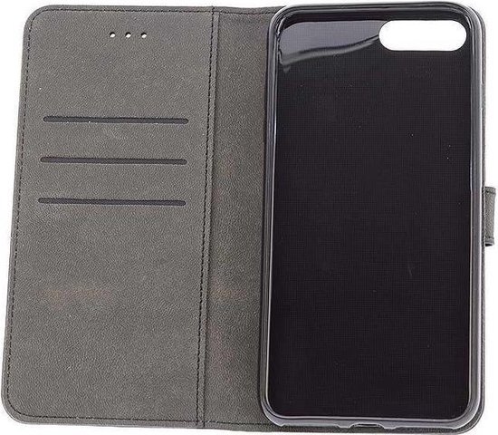 Zwart hoesje voor de iPhone 7-8 Plus - Book Case - Pasjeshouder -  Magneetsluiting | bol.com