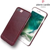 Rood hoesje van Pierre Cardin - Backcover - Stijlvol - Leer - iPhone 7-8 Plus - Luxe cover