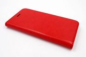 Rood hoesje iPhone 7-8 Plus - Book Case - Pasjeshouder - Magneetsluiting