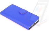 Blauw hoesje voor iPhone 6-6S - Book Case - Pasjeshouder - Magneetsluiting