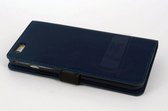 Blauw hoesje voor de iPhone 6-6S Plus Book Case - Pasjeshouder - Magneetsluiting