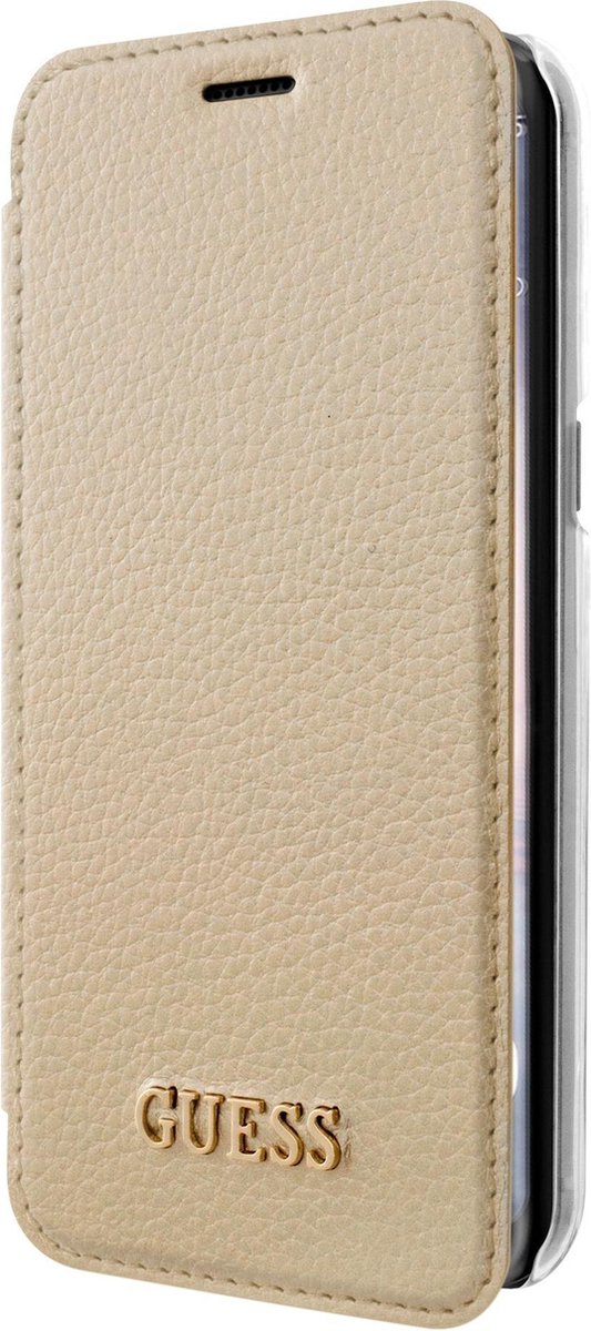Guess IriDescent Book Case voor Samsung Galaxy S8+ (Plus versie) - Goud