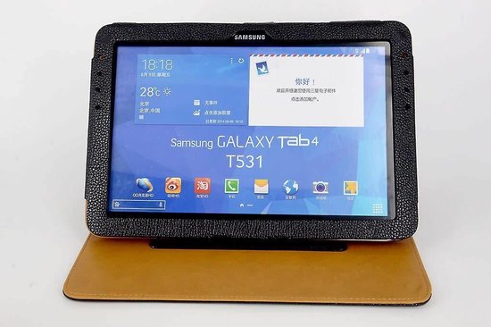 Loodgieter Ingrijpen Impressionisme Samsung Galaxy Tab 2 10.1 Smart Tablethoes Zwart voor bescherming van tablet  (P5110)-... | bol.com