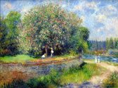 Renoir - Bloeiende kastanjeboom  (1000 stukjes, kunst puzzel)