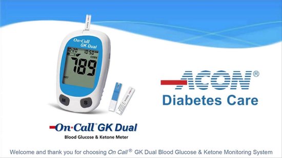 On Call GK 2-in-1 Glucose en Ketone Meter (strips apart te bestellen) |  bol.com