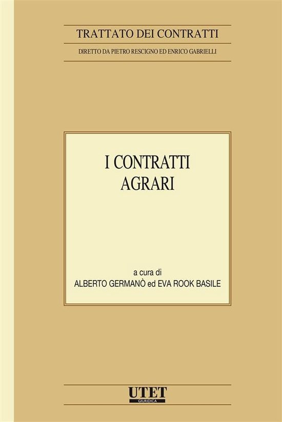 I contratti agrari - cover