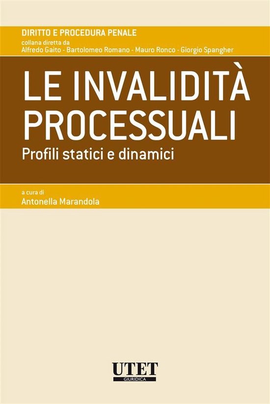 Le invalidità processuali - cover
