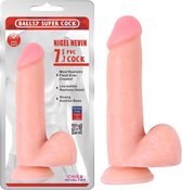 Dildo met zuignap Nigel 19.5 cm x 4 cm - beige