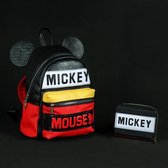 Disney - Mickey Mouse - Rugzak - Rood/Zwart/Geel - Hoogte 27cm