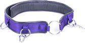 Bondage belt voor middel en polsen - paars