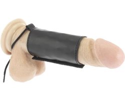 Rimba - Penis Strap - Spijkers Aan Binnenzijde - Leder - Zwart