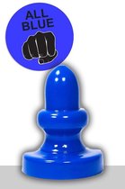 All Blue Buttplug 17 x 8 cm - blauw