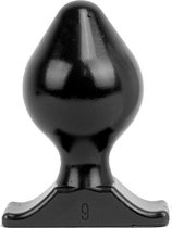 All Black Buttplug 17 x 9 cm - zwart