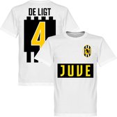 Juventus De Ligt 4 Team T-Shirt - Wit - XXL