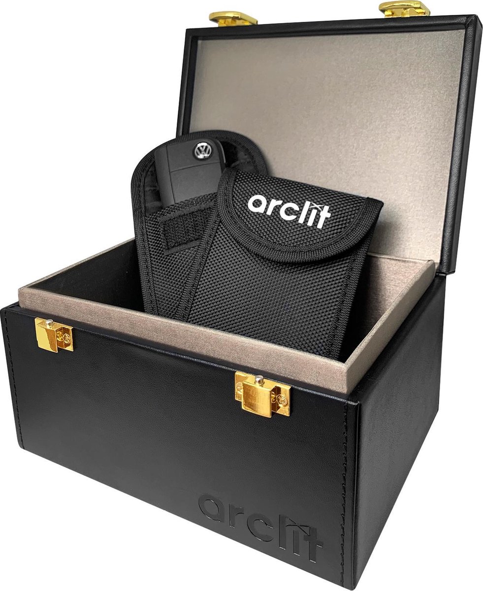 Arclit® - Autosleutel RFID Anti-Diefstal Beschermbox incl. 2x beschermhoes