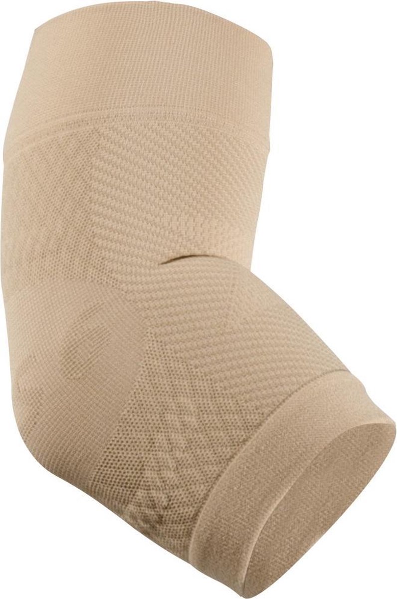 OS1st ES6 elleboogbandage maat S – naturel – elleboogpijn – tenniselleboog – golfelleboog – cubitaal tunnelsyndroom – artritis – ondersteund – verbeterd de bloedsomloop – compressie van medische kwaliteit