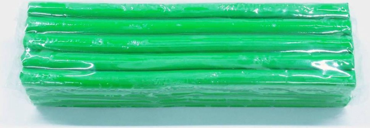 Plasticine klei / 1 Kg verpakking / Groen / Zachte klei / Blijft zacht / herbruikbaar / Stop motion / Hobby klei / Hoge kwaliteit.