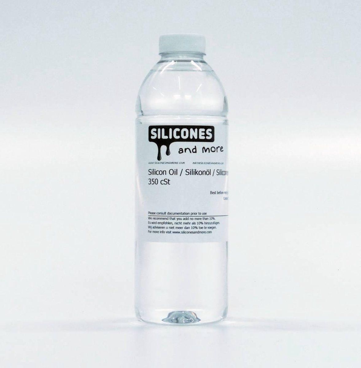 Siliconen Olie 350 cSt (vloeibaar), Polydimethylsiloxaan olie - 1 Kg Olie 350 cSt - Nedform
