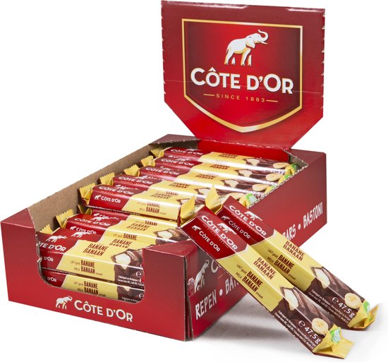 Côte d'Or Chocolade Reep Banaan 32 stuks bol