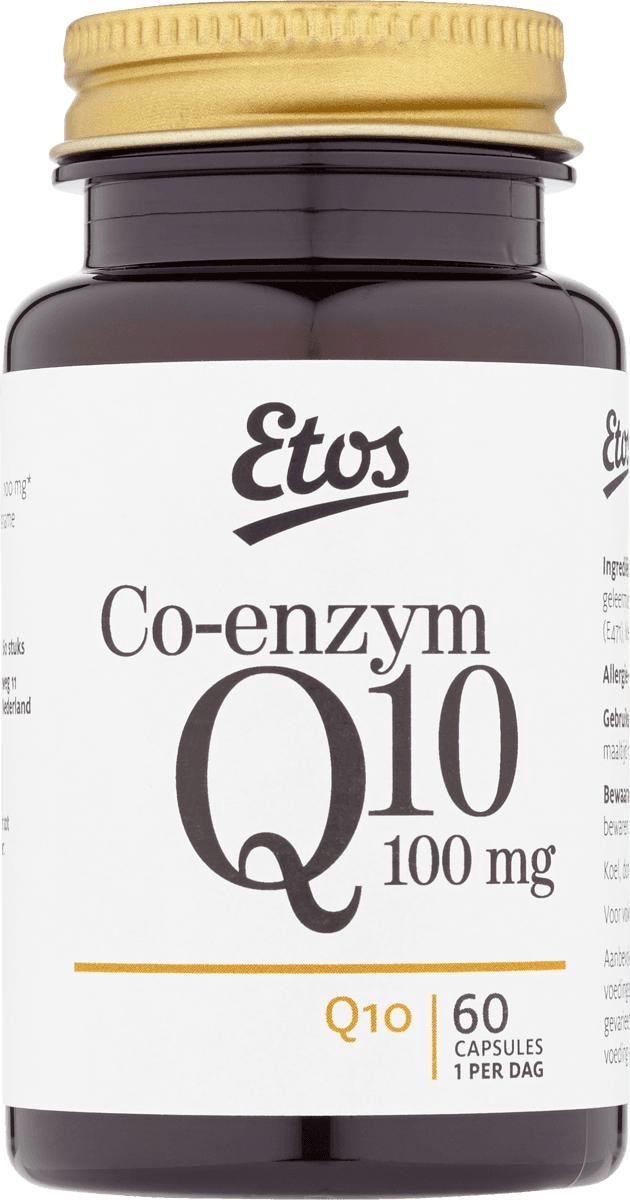 duisternis gekruld reservoir Etos Voedingssupplement Co-enzym - Q10 Energy - 100mg - 60 capsules |  bol.com