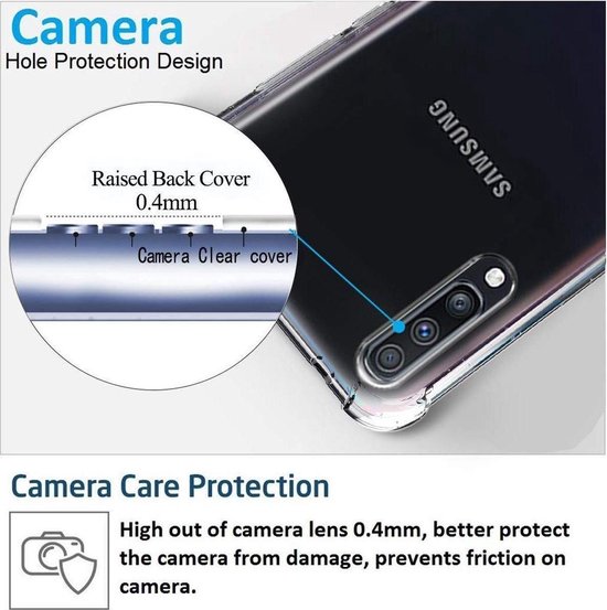 bol.com | Samsung Galaxy A 70 siliconen hoesje / Galaxy A70 transparante  siliconen hoesje /...