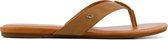 UGG Vrouwen Leren    Slippers /  Teenslipper - 1112870 - Cognac - Maat 41