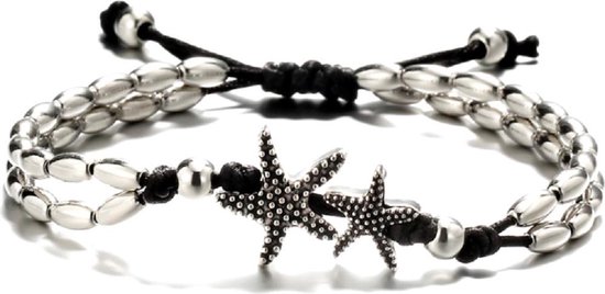 Alexiax Zeemeermin sieradenset voor dames, kostuumaccessoires, zeester, schelp, halsketting, armband, kralen