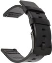 Horlogeband van Leer voor Fossil Q Gazer | 20 mm | Horloge Band - Horlogebandjes | Zwart