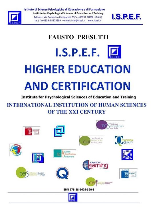 I.S.P.E.F. Higher Education and Certification - cover