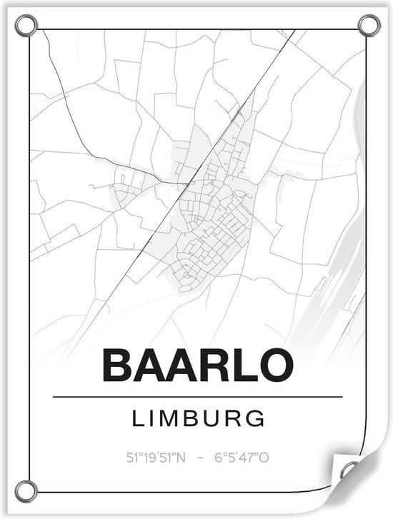 Tuinposter BAARLO (Limburg) - 60x80cm