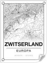Tuinposter ZWITSERLAND (Europa) - 60x80cm