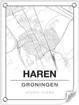 Tuinposter HAREN (Groningen) - 60x80cm