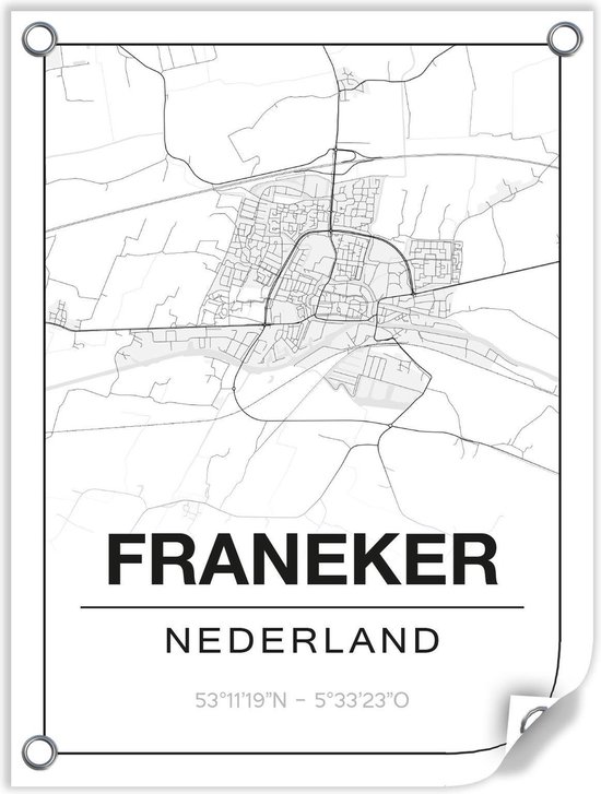 Tuinposter FRANEKER (Nederland) - 60x80cm