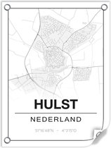 Tuinposter HULST (Nederland) - 60x80cm