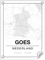 Tuinposter GOES (Nederland) - 60x80cm