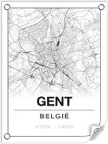 Tuinposter GENT (Belgie) - 60x80cm