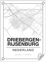 Tuinposter DRIEBERGEN-RIJSENBURG (Nederland) - 60x80cm