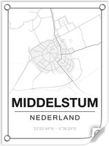 Tuinposter MIDDELSTUM (Nederland) - 60x80cm