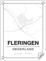 Tuinposter FLERINGEN (Nederland) - 60x80cm
