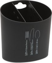 Bestekhouder / Bestekbak voor in keuken - Kookgerei Houder - Zwart - Ophangbaar