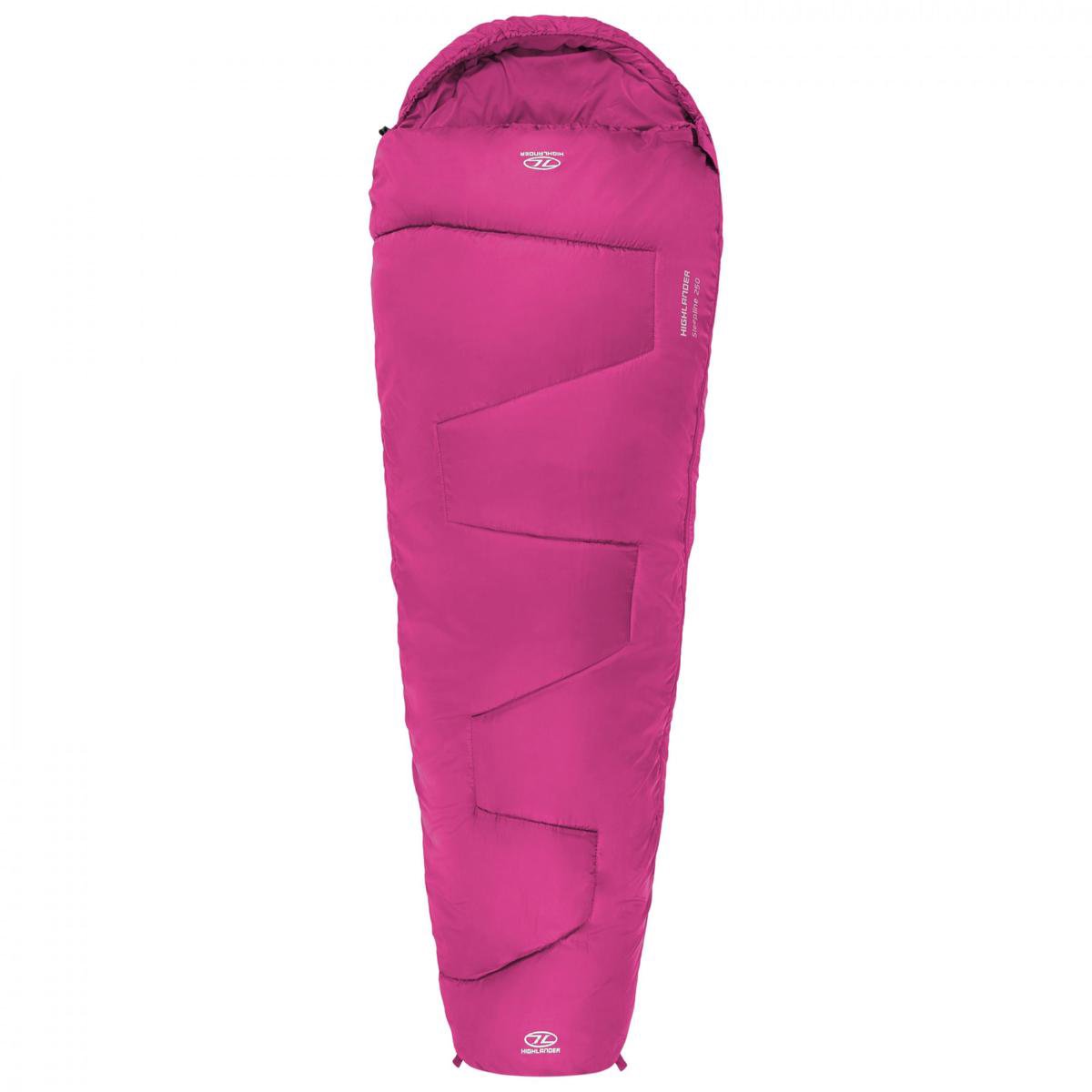 Highlander Slaapzak Sleepline 250 Mummy 228 Cm Polyester Roze