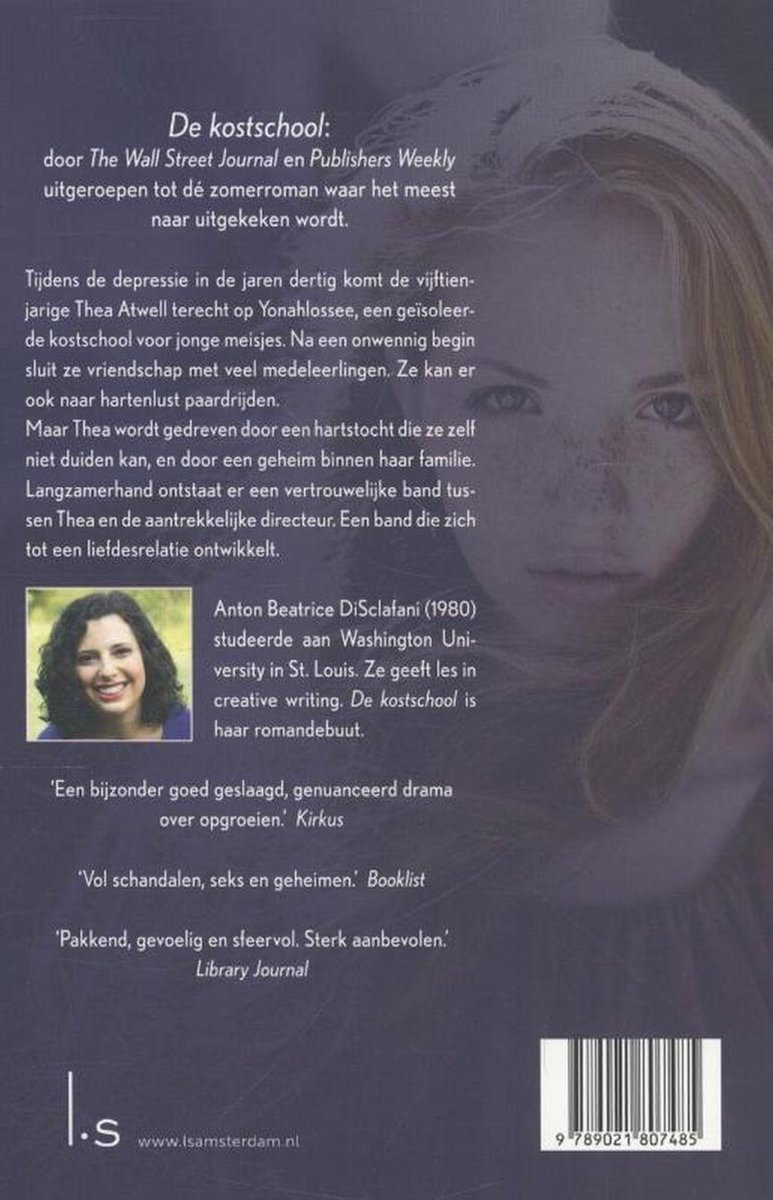 De kostschool ebook Anton Beatrice Disclafani 9789021808383