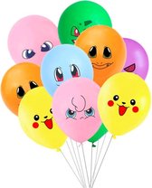 10x Pokemon Balonnen - verjaardag Pokémon - Ballonnen - ballonnen verjaardag