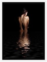 Sexy Vrouw  - blote dame Poster – elegante vrouw - wanddecoratie -  50x70 cm