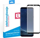 Telefoonglaasje Screenprotectors Geschikt voor Samsung Galaxy S8 - Volledig Dekkend - Gehard Glas Screenprotector Geschikt voor Samsung Galaxy S8 - Beschermglas van rand tot rand