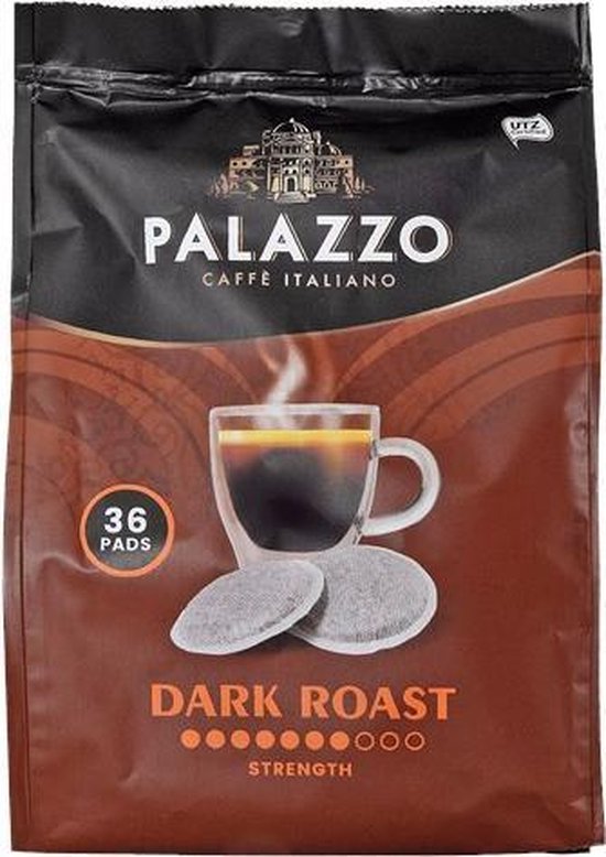 Dosettes de café Palazzo Dark Roast - 36 pièces | bol.