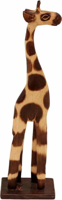Beeld - Giraffe - Hout - 41x12x7cm - Sarana - Indonesie - Fairtrade |  bol.com