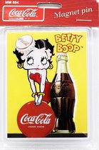 Koelkast Magneet Betty Boop Coca Cola Yellow