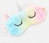 foto van Slaapmasker Unicorn eenhoorn slaapmasker oogmasker regenboog kinderen
